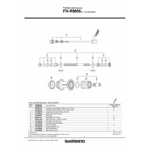1 Corps De Roue Libre SHIMANO Y3TD98050 FH-RM66 FH-M3050 Freewheel Body Unit 4 1 Corps De Roue Libre SHIMANO Y3TD98050 FH-RM66 FH-M3050 Freewheel Body Unit – Image 2