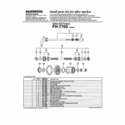 1 Corps De Roue Libre SHIMANO Y3A098010 FH-7700 Dura-Ace Complete Freewheel Body -Promos Vélo Boutique 1 corps de roue libre shimano y3a098010 fh 7700 dura ace complete freewheel body 2
