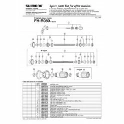 Promos Vélo Boutique -Promos Vélo Boutique 1 corps de roue libre shimano y3ax98010 fh r080 silent clutch complete freewheel body 1
