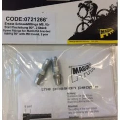 1 Kit De 2 Raccords Pour Durite Aviation MAGURA M8 90° 0721266 -Promos Vélo Boutique 1 kit de 2 raccords pour durite aviation magura m8 90 0721266 1 1