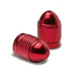 2 Bouchons De Valve BIKE PARTS Caps Shrader Rouge