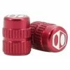 Box-components 2 Bouchons De Valve BOX Cube Caps Shrader Rouge