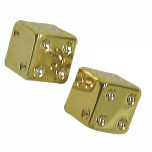 2 Bouchons De Valve TRIK TOPZ Dé Caps Shrader Or 3 2 Bouchons De Valve TRIK TOPZ Dé Caps Shrader Or