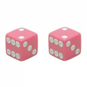 2 Bouchons De Valve TRIK TOPZ Dé Caps Shrader Rose 3 2 Bouchons De Valve TRIK TOPZ Dé Caps Shrader Rose