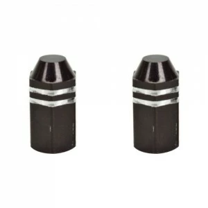 2 Bouchons De Valve TRIK TOPZ Hex Caps Shrader Noir 3 2 Bouchons De Valve TRIK TOPZ Hex Caps Shrader Noir