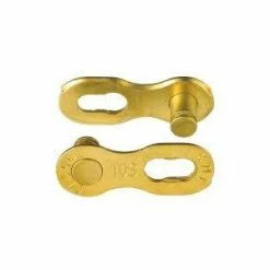 2 Maillons/Attaches Rapides KMC MISSING LINK CL559R 10 Vitesses (Shimano) Or -Promos Vélo Boutique 2 kit maillon rapide kmc missing link cl559r 10 vitesses shimano or 1