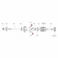 Kit Cliquets Corps Roue Libre MAVIC M40578 FTSL Pawls -Promos Vélo Boutique kit cliquets corps de roue libre mavic m40578 ftsl freehub body pawl 2