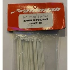 Pack De 36 Rayons ATOMLAB Acier / 229mm Blanc (BMX VTT 24") -Promos Vélo Boutique pack de 36 rayons atomlab acier 229mm blanc bmx vtt 24 2