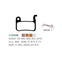 Plaquettes ASHIMA AD0104-SM Semi Metal Shimano Deore LX SLX XT XTR HONE SAINT 5 Plaquettes ASHIMA AD0104-SM Semi Metal Shimano Deore LX SLX XT XTR HONE SAINT -Promos Vélo Boutique plaquettes ashima ad0104 sm semi metal shimano deore lx slx xt xtr hone saint 1