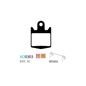 Plaquettes ASHIMA AD0303-SM Semi Metal HOPE M4 4 Plaquettes ASHIMA AD0303-SM Semi Metal HOPE M4 – Image 2