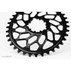 Plateau ABSOLUTE BLACK OVAL CX/Gravel SRAM 44/46 Dents 5 Plateau ABSOLUTE BLACK OVAL CX/Gravel SRAM 44/46 Dents – Image 3