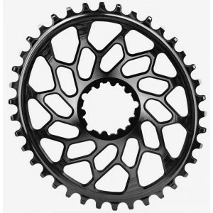 Plateau ABSOLUTE BLACK OVAL CX/Gravel SRAM 44/46 Dents 3 Plateau ABSOLUTE BLACK OVAL CX/Gravel SRAM 44/46 Dents