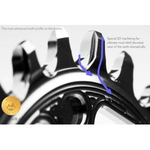 Plateau ABSOLUTE BLACK OVAL Superboost 30/32/34 Dents Offset 0mm 6 Plateau ABSOLUTE BLACK OVAL Superboost 30/32/34 Dents Offset 0mm – Image 4