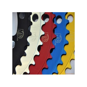 Plateau/Couronne Bmx MCS Bicycles Cnc 104mm 4B 42/43/44/45T Bleu/Noir/Rouge 3 Plateau/Couronne Bmx MCS Bicycles Cnc 104mm 4B 42/43/44/45T Bleu/Noir/Rouge