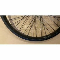 Roue Avant Bmx Custom KINK ATLAS 2 + STRANGER BALLAST Tie Dye 20" Street Park -Promos Vélo Boutique roue avant bmx global racing vector exp 20x1 38 race argent 2